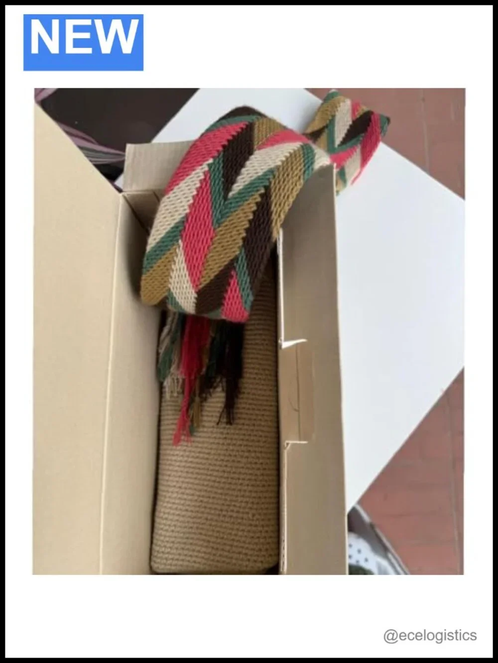 Handwoven Colombian Wayuu Mochila Bag - Boho Crossbody Purse for Women